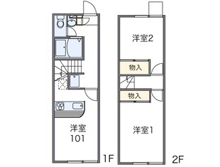 レオパレスグランシャリオの物件間取画像